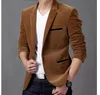 Riinr Blazer da uomo nuovo arrivo Moda primaverile Abito slim fit in cotone di alta qualità Terno Masculino Blazer