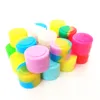 2ml Silicone Jars Dab Wax Container 50pcs/lot Mini Round Food Grade Microwave Dishwasher Safe Non-Stick Oil Extract Resin Cream Storage Jar for Sticks