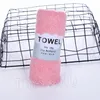 35 * 75 cm 6 couleur couleur pure serviette de visage absorption d'eau pour enfants serviette douce voyage en plein air portable textiles de maison T2I51114