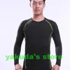 popolare calcio collant sportivi ad asciugatura rapida manica lunga da uomo maglia da allenamento base da corsa tuta da yoga tuta da fitness traspirante allenamento