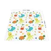 130x130 cm Dining Chair Cushion Floor Protector Mat Non Slip Waterproof Picnic Mat High Chair Cushion Mats Baby Eatting Play Mat