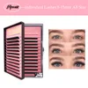 HPNESS Eyelash Extension 3D Individual Lashes All Sizes 8-15mm Mixed Length in One Tray Natural Color Non Stiky
