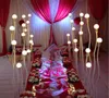 Design moderne mariage lumière route plomb passerelle plomb route LED lumières 5 pvc lampadaire toutes les décorations de passerelle de lumière de plomb de route incurvée