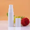 5ml 10ml 15ml Mini Biały Refillable Plastikowy Airless Spray Butelki-Przenośny Makijaż Kosmetyczny Opryskiwacz Wody Perfumy Perfumy Spary Atomizer Uchwyt