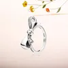 Wholesale - Bow Ring Crystal 925 argent sterling avec boîte d'origine pour bijoux magnifique exquise dames ring anniversaire cadeau7340650