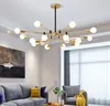 Novo design pingente moderno lâmpadas criativo teto ouro luxo de acender luzes pingente nórdicos para estar quarto sala de jantar sala de MYY