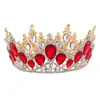 Vintage Crystal Crown voor vrouwen bruiloft bruids tiara bloem kroon