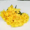 Decorazione di nozze all'ingrosso Fiori artificiali Bouquet 5 teste di ortensie per decorazioni di nozze fiore di seta di buona qualità