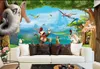 modern living room wallpapers Animal Story Forest Kingdom Children's Room Kids Room Cartoon Mural