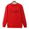 Aangepaste katoenen sweatshirt sport jumper Hey brief reliëf gemonteerde verfraaiing ronde hals lange mouwen sweatshirt voor mannen