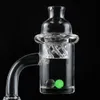 25mm XL 4mm Thick Quartz Banger with Smoking Pipes cyclone Spin Carb Cap Terp Pearl Flat Top nails 14mm 18mm Male Female for Bong