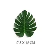 36PCS Zielone sztuczne tropikalne Palm Tree Monstera Leaf Liście na DIY Wedding Dom Garden Office Dekoracja sypialni Pography B2786674