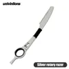 Univinlions Rotary Razor Hairstyling Dunning Blades Rechte Salon Kapper Barber Cutter Hair Removal Tools + 1 Style Blade