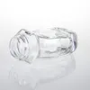 Bouteille à rouleau en verre transparent de 30ml 50ml, bouteille de parfum d'huile essentielle, bouteille distributrice de voyage, boule à rouleau en verre, bouchon PP