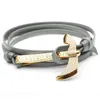 Fashion Jewelry designer Leather rope Bracelets Men Women luxury Charm gold axe Bracelets Magnet Man bangles 302168216