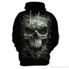 custom color private label tie dye embroidery hoodie fleece streetwear men hoodie printing human skeleton