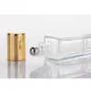 6ML 9ML مسح زجاج زجاجة لفة على إفراغ عطر زجاجات الزيت العطري مع معدن زجاج الكرة الدوارة F3348