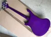 In stock Avaiable 4 Strings Purple Body Electric Bass Guitar with Rosewood Fingerboard,White Pickguard,Chrome Hardware,Can be customized