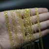 40 cm 1.25mm kreeft sluiting ketting voor diy ketting sieraden maken rhodium goud zilver kleur bevindingen accessoires 12pcs / pack