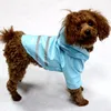 100 Capa de chuva à prova d'água Roupa Reffortive Strip Roupos de cães Capinho de chuva Glisten para pequeno cachorro de cachorro de cachorro de cachorro 5Color3014582