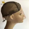 Cap for Making Wigs Frontal Wig Swiss Lace Medium Size Caps with Clips and Adjustable Straps 3pcs/lot