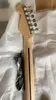 Custom Kra Gang Eddie Van Halen 5150 White Black Stripe Electric Guitar Floyd Rose Tremolo Bridge ، قفل الجوز ، لوحة الأصابع من خشب القيقب