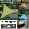 Skugga utomhus triangulärt UV -block Sun Sail Rain Shed för Garden Park NDS1