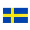 3 x 5 Fuß 90 x 150 cm Nationalflaggen, schwedisches Banner, Schweden-Flaggen, Sveriges-Flagge, ga-Flagge, Banner, Polyester-Banner für Innen- und Außendekoration, direkter Fabrikgroßhandel