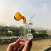 37 Inch Handmade Oil Burner Smoking Water Pipe Mini Bongs Glass Tube Straw Water Bong Bubbler233y2911083