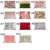 3D Rose Backdrop Cloth Wedding Party Decoration Sfondo Fotografia Puntelli Panno simulato per Wedding Photo Studio HHA1044