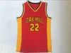 NCAA College Oak Hill 33 Kevin Durant Jersey Mannen Middelbare school Basketbal 22 Carmelo Anthony Jerseys Team Geel Rood weg voor sportfans