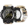 EX16S Smart Watches Bluetooth Waterproof IP67 Smartwatch Relogios Pedometer Stopwatch Wristwatch FSTN Screen Watch för iPhone ANDR2205230