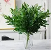 Artificial Leaves Bouquet Fake Willow Jungle Wedding Backdrop Decoration Christmas Faux Foliage Vine Party Home Decor Plant Xmas GD109