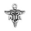 Fashion Alloy CVT RVT MLT LMT LMSW LCSW CCRN CRNA RDMS ICU PBT DMS MSN HHA FNP SW CNM DVM PAC Medical Symbol Charms 19*23mm