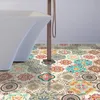 28 Design Mosaic Tile Floor Sticker Self Adhesive Waterproof PVC Wall Sticker Kitchen Hexagon Ceramic Stickers Home Decoration 10p3375493