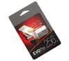 2020 새로운 도착 U3 EVO Plus 256GB 128GB 32GB 64GB 클래스 10 TF 플래시 메모리 카드 무료 SD 어댑터 블리스 터 패키지 Dropshipping