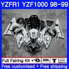 هيكل السيارة Lucky Strike لـ YAMAHA YZF R 1 YZF1000 YZF-R1 1998 1999 Frame 235HM.39 YZF-1000 YZF R1 98 99 YZF 1000 YZFR1 98 99 Body Fairing