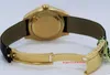 Abitante del cielo di lusso 326138 18K42mm giallo in pelle gialla di marca nuovissima macchinaria automatica da uomo orologio men039s orologio da polso1090411