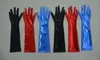 Fashion-Black Adult Sexy Long Latex Gloves Clubwear Sexy Catsuit Ladies Hip-pop Fetish Faux Leather Gloves Cosplay Costumes Accessory