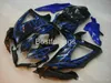 Motorcycle OEM fairing kit for SUZUKI GSXR600 GSXR750 2008 2009 2010 black blue flames fairings GSXR 600 750 08 09 10 Injection molding CV55