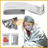 210 * 130 centímetros exterior Desporto Alpinistas Life Saving Militar Emergency Blanket Waterproof prata Blanket Survival Resgate isolamento Curtain