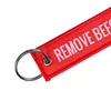 REMOVE BEFORE FLIGHT keychain color air pendant embroidered aviation children adult gift woven keyring commemorative keychain ST489148468