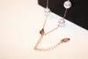 45 cm, 18 Karat vergoldet, koreanischer Stil, Modedesignerin, kurze Damen-Halskette, klassisch, elegant, Perlen-Statement-Choker-Halskette