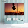 Surfing Canvas Painting Large HD Modular Pictures On The Wall Art Cuadros Decoracion 3Pcs Unframed Wall Pictures For Living Room3197370