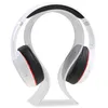 Support d'écouteurs en acrylique transparent personnalisé de Type U, présentoir de casque adapté au casque pour magasin sans fil