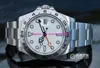 Relógio de luxo fábrica Fornecedor Sapphire Branco pulseira de aço inoxidável II Relógios 16570 Assista Homens Mens Movimento automático