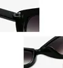 도매 - 디자이너 Cateye 선글라스 여성 빈티지 금속 태양 안경 여성용 65mm 45mm 거울 레트로 그늘 Oculos 드 솔 Femme UV400