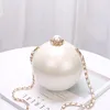 Women Round Pearl Evening Bag Bag Acrylic Acrylic Hand Handbag Presal Ladies Evening Party Party Bass6401486