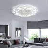 Novos lustres de led modernos para sala de estar, quarto, sala de jantar, cristal acrílico, luminárias de lustre para casa interior 90-260V219J