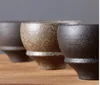 Tasse à thé en poterie grossière tasse en céramique japonaise faite à la main tasse à thé Pu'er pour accessoires de boisson à la maison